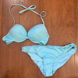 NWOT Two piece bikini lab swim set